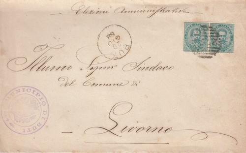 Italia lettera del - , 1888