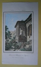 1835 print PETRARCA'S HOUSE IN
