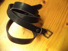 Cintura unisex in vera pelle