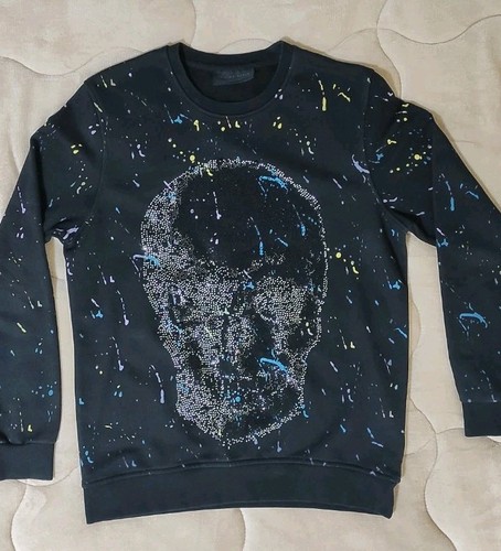 Felpa philipp plein cotone - philipp,