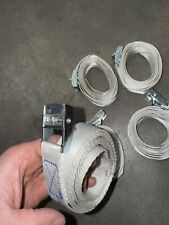 6x Cinghie fissaggio moto Cinghie di ancoraggio per moto Car Bagaglio Cargo