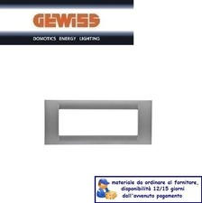 PLACCA VIRNA 6 POSTI GEWISS