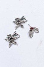 Oggetti Miniatura In Argento Natalizi 3 Pezzi ( 34.9 Grammi )