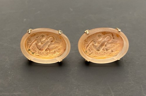 Gemelli vintage swank intaglio - vintage,
