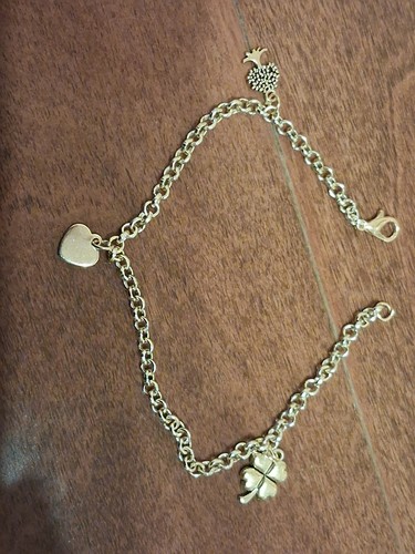 Bracciale catenina dorata con - dorata,