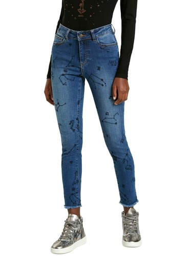 Jeans skinny donna desigual - jeans,