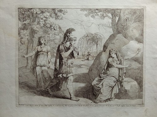 Incisione antica bartolomeo - incisione,