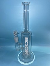 ROOR TECH tubo acqua vetro trasparente 18 mm Perc Lucas cucchiaio martello gorgogliatore Wigwag