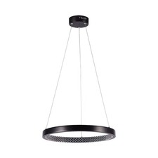 Lampadario A Sospensione Lampada Da Soffitto In Cristallo Nero LED H 108 Cm