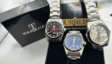 Orologio Tourbillon mm36 tipo datejust con pietre su index quartz citizen inox