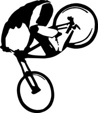Adesivo DH downhill freeride