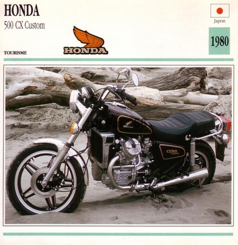 Fiche moto honda cx 500 - moto,