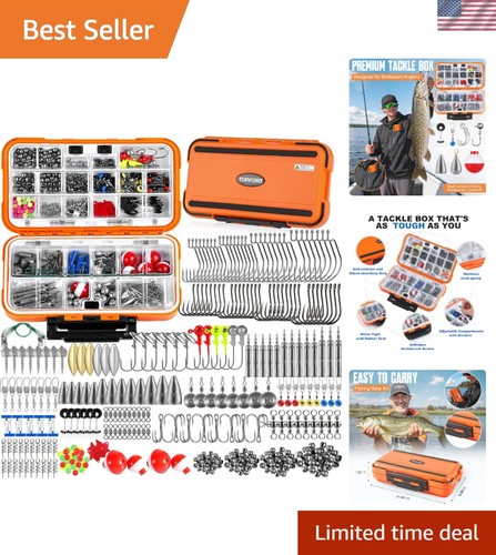 Kit accessori pesca 343 pezzi - kit,