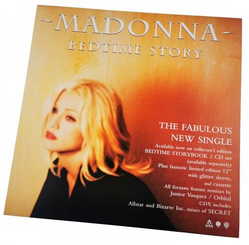 Madonna display card bedtime - madonna,