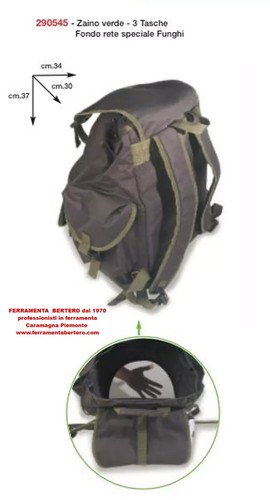 Zaino per funghi tempo - zaino, e