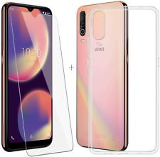 Per WIKO VIEW 4 LITE Cover Custodia Trasparente più Pellicola Vetro temperato Pr