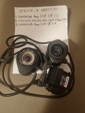 Obiettivi Stock 3 pezzi Computar-Videosys 2,8mm 4mm 12mm