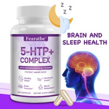 5-HTP 250 mg Capsule Vegane - Con Cofattore B6 - Supporto Sonno, Umore Positivo