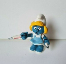 I PUFFI THE SMURFS SCHTROUMPFS SCHLEICH 1981 PEYO HONG KONG PUFFETTA INFERMIERA