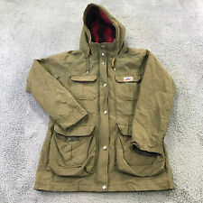 Giacca Penfield Uomo Small S con Cappuccio Kasson Field Parka 60/40 Beige Cappotto Foderato