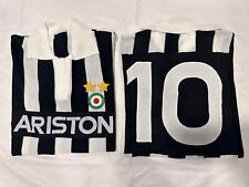 maglia Juve Ariston 1983/84 Michael Platini N°10 Calcio Acrilico Vintage Lanetta