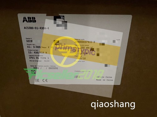 1pcs acs580 430a - acs580-01-430a-4, abb