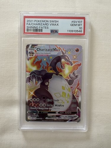 Charizard vmax sv107 - sv107/072, psa