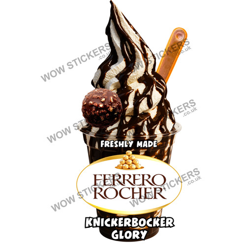 Adesivo furgone gelato ferrero - furgone,
