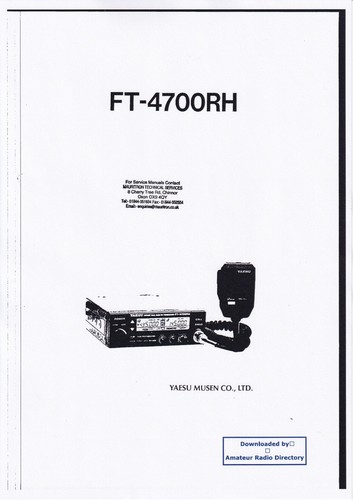 Manuale servizio yaesu - di,