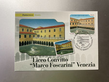 2007 Cartolina Filatelica Liceo Convitto Marco Foscarini Venezia