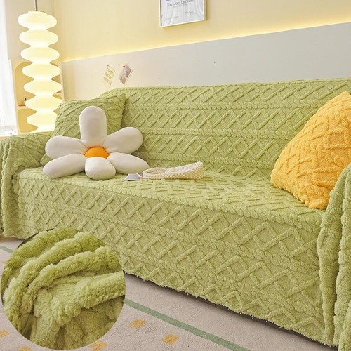 Copridivano spesso peluche - copridivano,