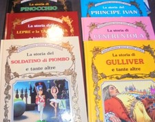 ENCICLOPEDIA DELLE FIABE D'ORO 6 Volumi DAMI EDITORE PINOCCHIO CENERENTOLA....