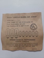 Vibrolux Reverb -Amp produzione AA864