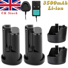 2x Batteria agli ioni di litio 3,5AH 10,8V/12V per Bosch GSR GDR GWI GSA GSB 10,8 V-LI BAT411