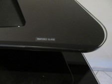 Scrivania per PC in vetro temperato nero misure 100 x 65 x 87h ottime condizioni