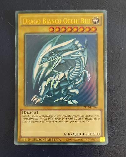 Drago bianco occhi blu - drago,