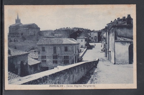 Cartolina moncalvo corso - cartolina,