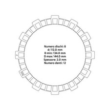 Dischi frizione NRTeam PER