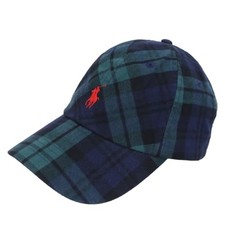 Cappello nero Polo Ralph Lauren da uomo e donna con frangia firmata