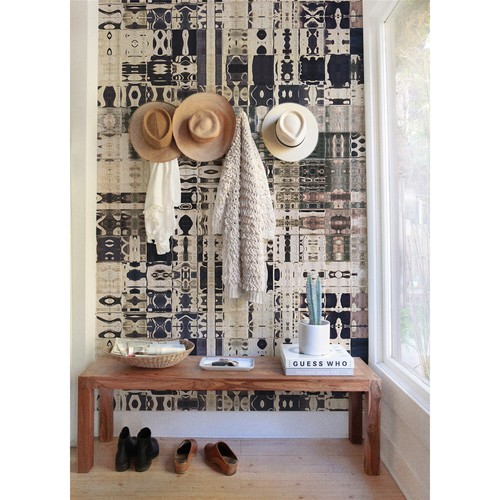 Decorazione stile parete boho
