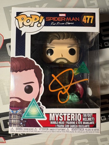 Mysterio signed funko pop - mysterio,