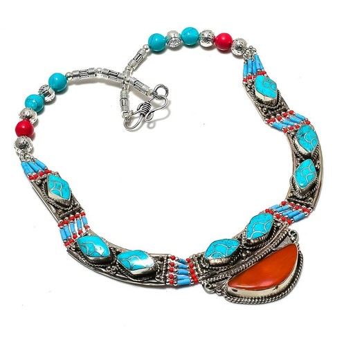 Collana turchese corallo
