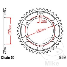 JT SPROCKETS Corona a piastra
