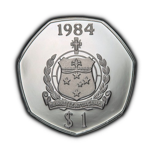 Samoa 1984 tala argento - argento,