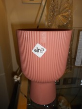 Elho Vibes Fold Coupe 14 - Vaso per Interno - Ø 13.9 x H 21 cm - Rosa/Pink