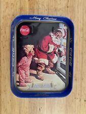 Vassoio Coca Cola Vintage Babbo Natale Anni '90 Raro Edizione Limitata Originale