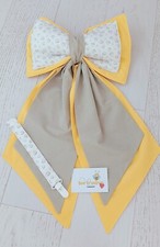 Fiocco nascita con ricamo a