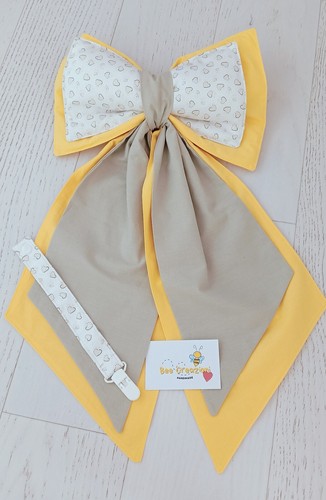 Fiocco nascita con ricamo - , a