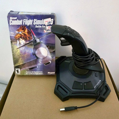 Logitech attack joystick usb - attack, 3