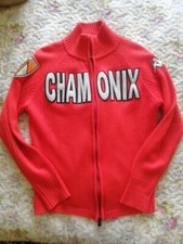 Felpa Kappa Maglia EROI Size M Donna Lampo Arancione CHAMONIX  Vintage. Ottima.